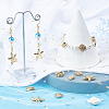 24Pcs 4 Style Alloy Beads TIBEB-CA0001-04G-4