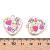 Printed Alloy Pendants ENAM-ZX002-36A-3