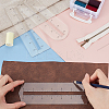 3Pcs 3 Styles Custom Acrylic Zipper Sewing Tool TOOL-PH0001-93-3