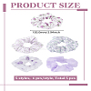 Girl's Checkered Flower Intestine Circle Hair Ties OHAR-LP0002-31-2