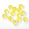 Transparent Acrylic Beads PL505Y-10-2