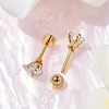 Star Glass Ear Fake Plugs EJEW-H105-23G-C-4