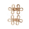 Alloy Chinese Knots Frog Buttons BUTT-WH0015-49B-01-1