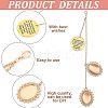 DIY Zinc Alloy Graduation Season Hat Brims Photo Pendant AJEW-CA0002-29-5