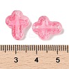 Transparent Spray Paint Glass Beads GLAA-Z011-04G-3