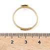 Adjustable Brass Pad Ring Settings KK-K414-10D-G-3