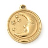 304 Stainless Steel Pendants STAS-I322-04G-1