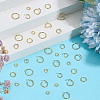 500Pcs 5 Styles 304 Stainless Steel Open Jump Rings STAS-ME0001-27-4