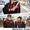 Polyester Graduation Honor Ribbon & Braided Bracelets & Brooch Sets AJEW-WH20816-001B-4