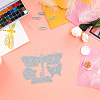 Dragonfly Pattern Carbon Steel Hot Foil Plate Metal Dies DIY-WH0226-046-5