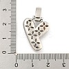 Brass Micro Pave Clear Cubic Zirconia Pendants KK-B099-01P-Y-3