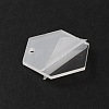 Transparent Acrylic Pendants TACR-WH0001-70-2
