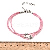 Polyester Multi-Strand Bracelets FB-CBA983F-02P-03-5