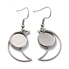 201 Stainless Steel Earring Hooks STAS-Z036-05P-1