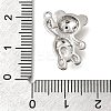 Brass Micro Pave Cubic Zirconia Pendants KK-U061-24P-3