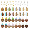 DIY Teardrop Dangle Earring Making Kit DIY-TA0002-58-10