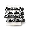 Fashion Double Layer Cloth Alligator Hair Clips Sets PHAR-P005-26-2