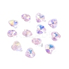 Electroplate Glass Charms GGLA-Z002-02H-1