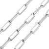 304 Stainless Steel Paperclip Chains CHS-M009-06P-02-1