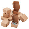 Square Folding Kraft PaperJewelry Storage Boxes LS-CON-WH0089-46A-1