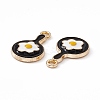Alloy Enamel Pendants X-PALLOY-P287-10LG-02-3