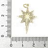 Brass Micro Pave Cubic Zirconia Pendants LS-KK-L248-07G-01-3