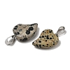 Natural Dalmatian Jasper Pendants G-B127-11P-02-3