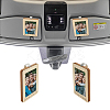 2Pcs Rectangle Wood Car Visor Photo Frame with Iron Clips AJEW-ME0002-33-1