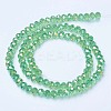 Electroplate Glass Beads Strands EGLA-A034-T2mm-B11-2