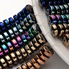 Electroplate Non-magnetic Synthetic Hematite Beads Strands G-F300-16-1