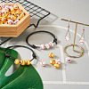 200Pcs 2 Colors Opaque Acrylic Round Beads SACR-BY0001-02-8
