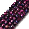Natural Tiger Eye Beads Strands G-F561-6mm-B09-3