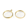 Ion Plating(IP) 304 Stainless Stee Locket Pendants STAS-S132-15G-02-2