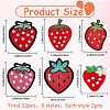12Pcs 6 Styles Cloth Embroidery Cloth Iron on/Sew on Patches PATC-CP0001-09B-2