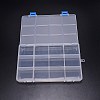 Rectangle PP Plastic Bead Storage Container LS-CON-WH0080-79-3