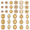 100Pcs Teardrop/Heart/Star Sew on Rhinestones GACR-TA0001-07G-3