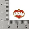 Mother's Day 304 Stainless Steel Enamel Charms STAS-P388-19I-G-3