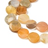 Natural Yellow Botswana Agate Beads Strands G-F790-H04-02-4