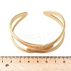 304 Stainless Steel Cuff Bangles for Women BJEW-U032-15G-3