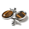 Natural Tiger Eye Big Pendants G-Z050-09A-2