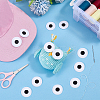 20Pcs Eyes Polyester Embroidery Iron on/Sew on Patches DIY-PH0036-61C-01-4