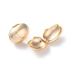 Rack Plating Oval Brass Hoop Earrings Long-Lasting Plated EJEW-S241-01G-2