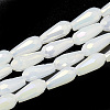 Electroplate Glass Beads Strands X-EGLA-Q099-A01-1