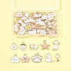 40Pcs 20 Styles Alloy Enamel Pendants ENAM-FS0003-33-9