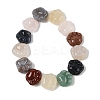 Natural & Synthetic Mixed Stone Beads Strands G-M108-A05-01-4