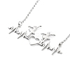 Non-Tarnish 304 Stainless Steel Pendant Necklaces for Women LS-NJEW-C020-01P-1