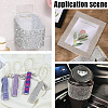 4 Yards 4 Styles Self Adhesive Resin Rhinestone Tape DIY-CY0002-04-4