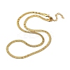 304 Stainless Steel Herringbone Chain Necklaces LS-NJEW-P282-05G-2