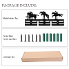 Fashion Wood Medal Hanger Holder ODIS-WH0041-137-4