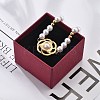 Ion Plating(IP) 304 Stainless Steel Link Bracelets for Women BJEW-P345-07G-3